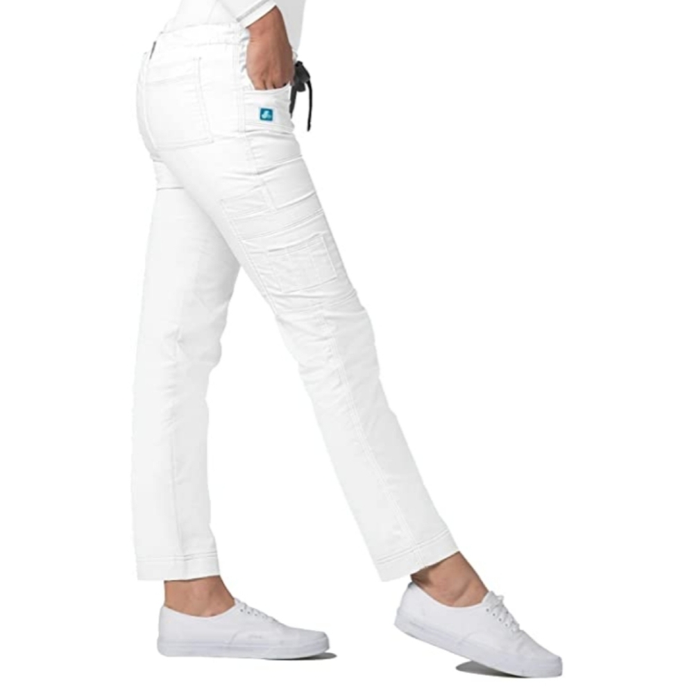 NWT White Medical Scrub Pants